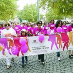 Milhares caminham no Centro contra cancro