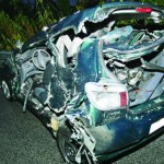 Colisão entre dois automóveis  no IC2 fez dois feridos graves