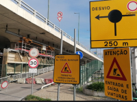 Interrupção de trânsito até final do ano devido a obras no tabuleiro inferior da ponte Açude